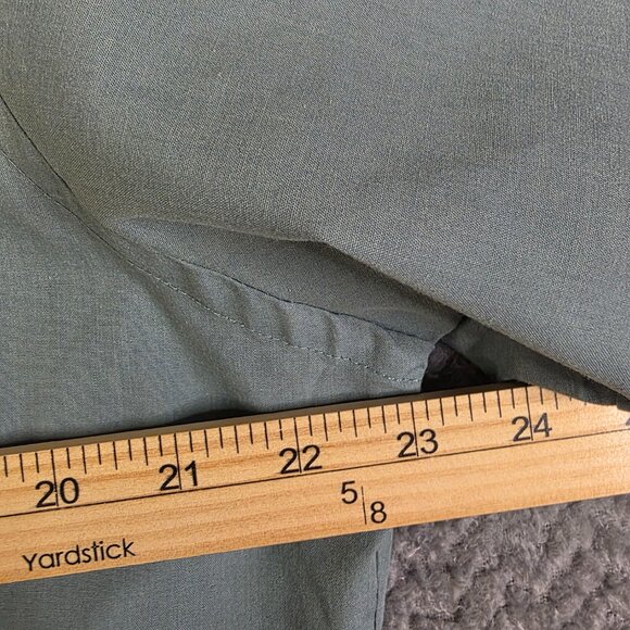 Vintage David Taylor Button Up Shirt Men’s Large Green Short Sleeve Casual - Picture 5 of 7